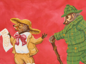 Mural badger and mole