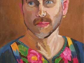 Portrait of Chris in Guatamalan Shirt