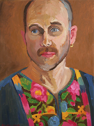 Portrait of Chris in Guatamalan Shirt