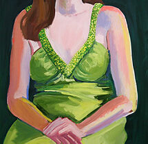 Heather in her Prom Dress