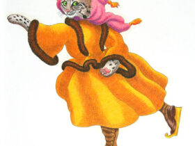 Ice Skater Cat