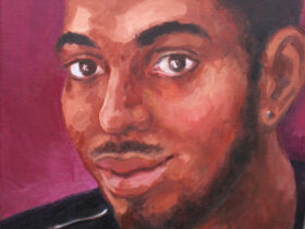 Young Black Man with Earring